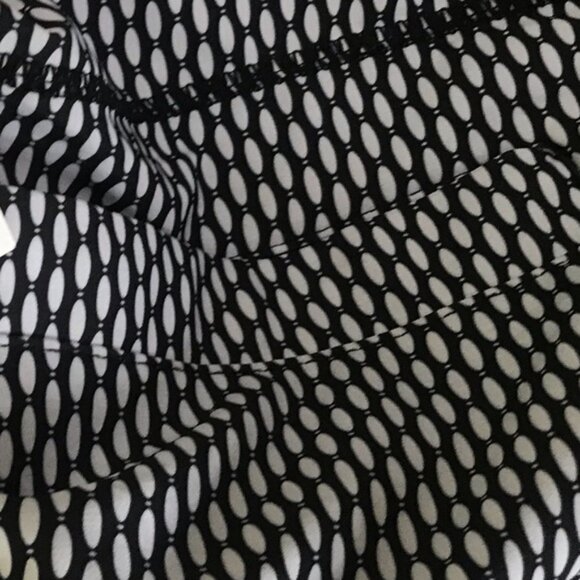 Pure & Simple Active NEW Crop Joggers Pants Zipper Pockets Drawcord Yoga Print - Picture 5 of 11